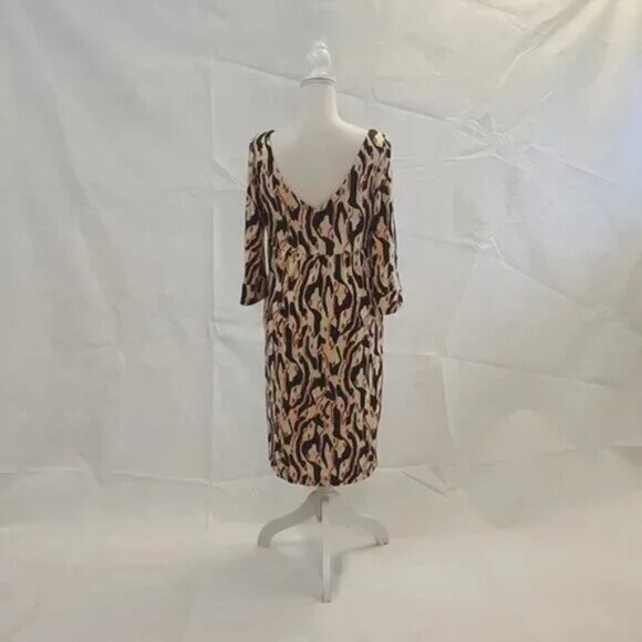 Diane von Furstenberg Drape-front Silk Dress - Picture 3 of 4